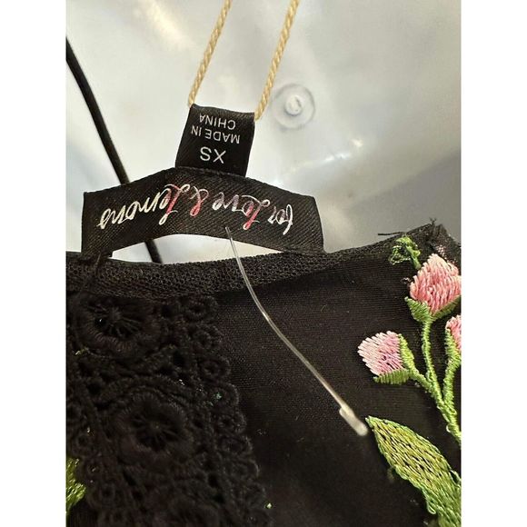 New Free People For Love & Lemons Luna Maxi Dress Size Extra Small - Picture 12 of 12